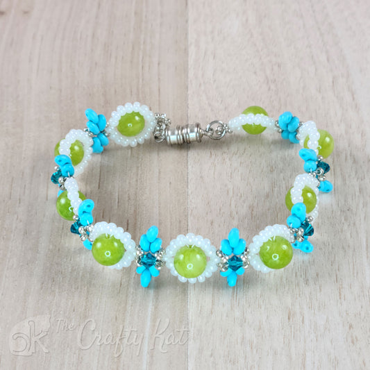 Crystal Daisy Chain - Bracelet