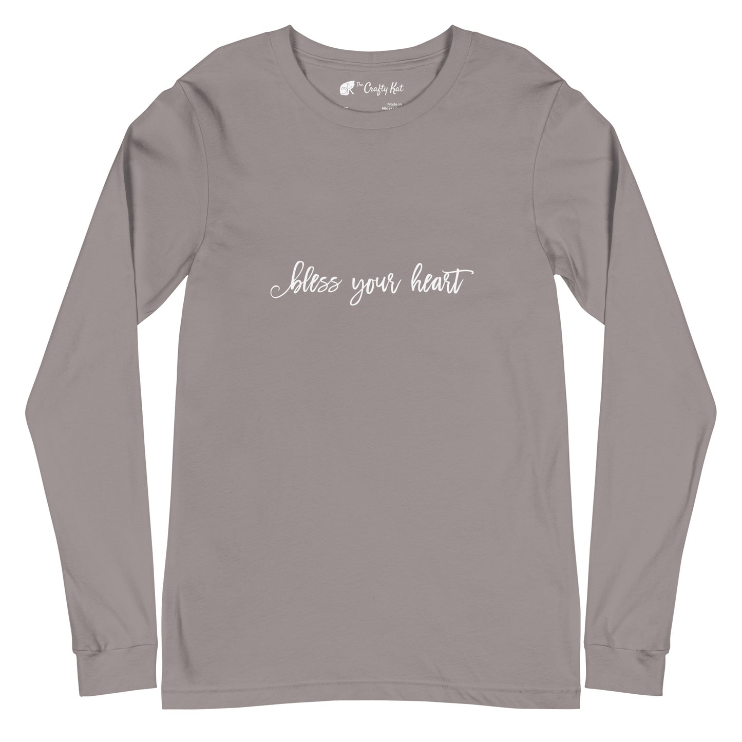 Bless Your Heart - Bella + Canvas Unisex Long Sleeve Tee