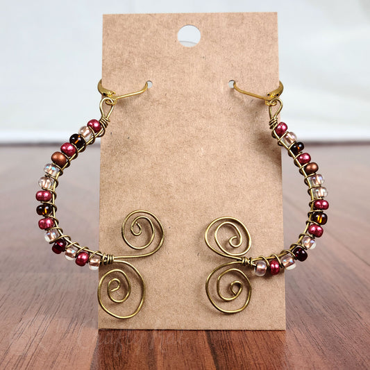 Spiral Back - Earrings