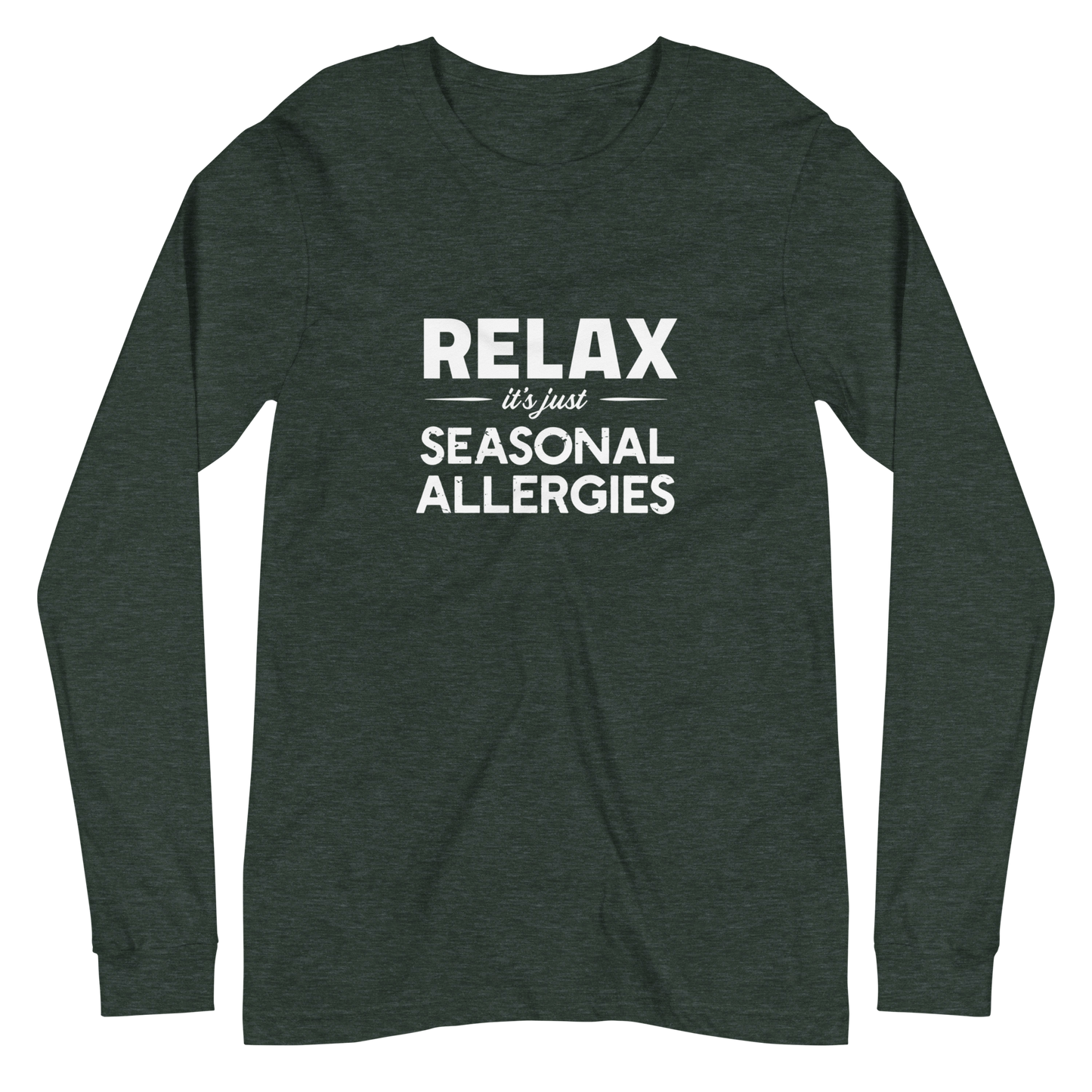 Seasonal Allergies - Bella + Canvas Long Sleeve Tee