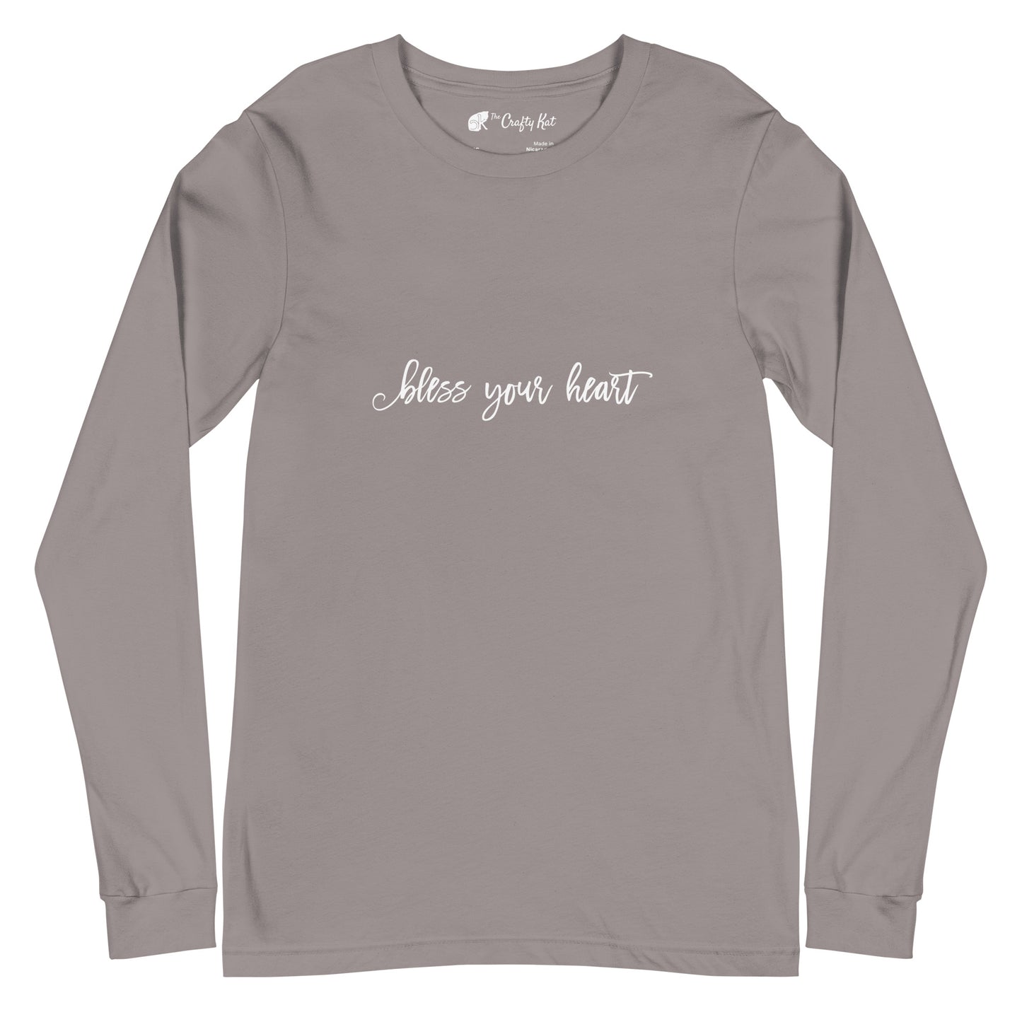 Bless Your Heart - Bella + Canvas Unisex Long Sleeve Tee