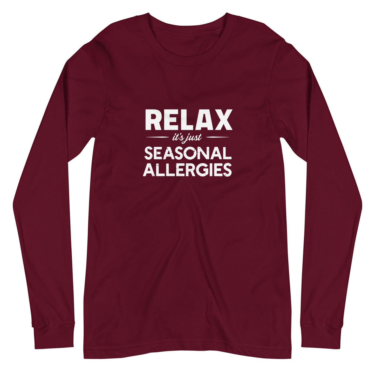 Seasonal Allergies - Bella + Canvas Long Sleeve Tee