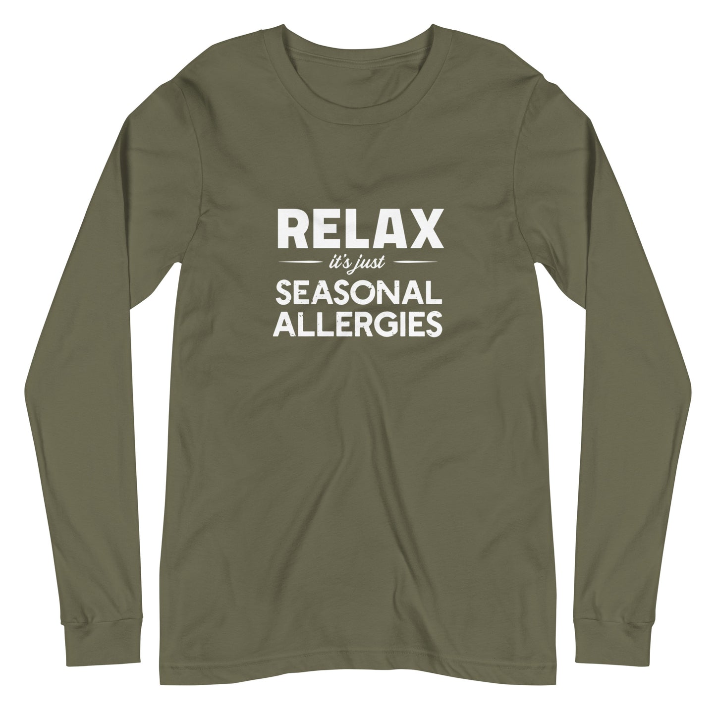 Seasonal Allergies - Bella + Canvas Long Sleeve Tee