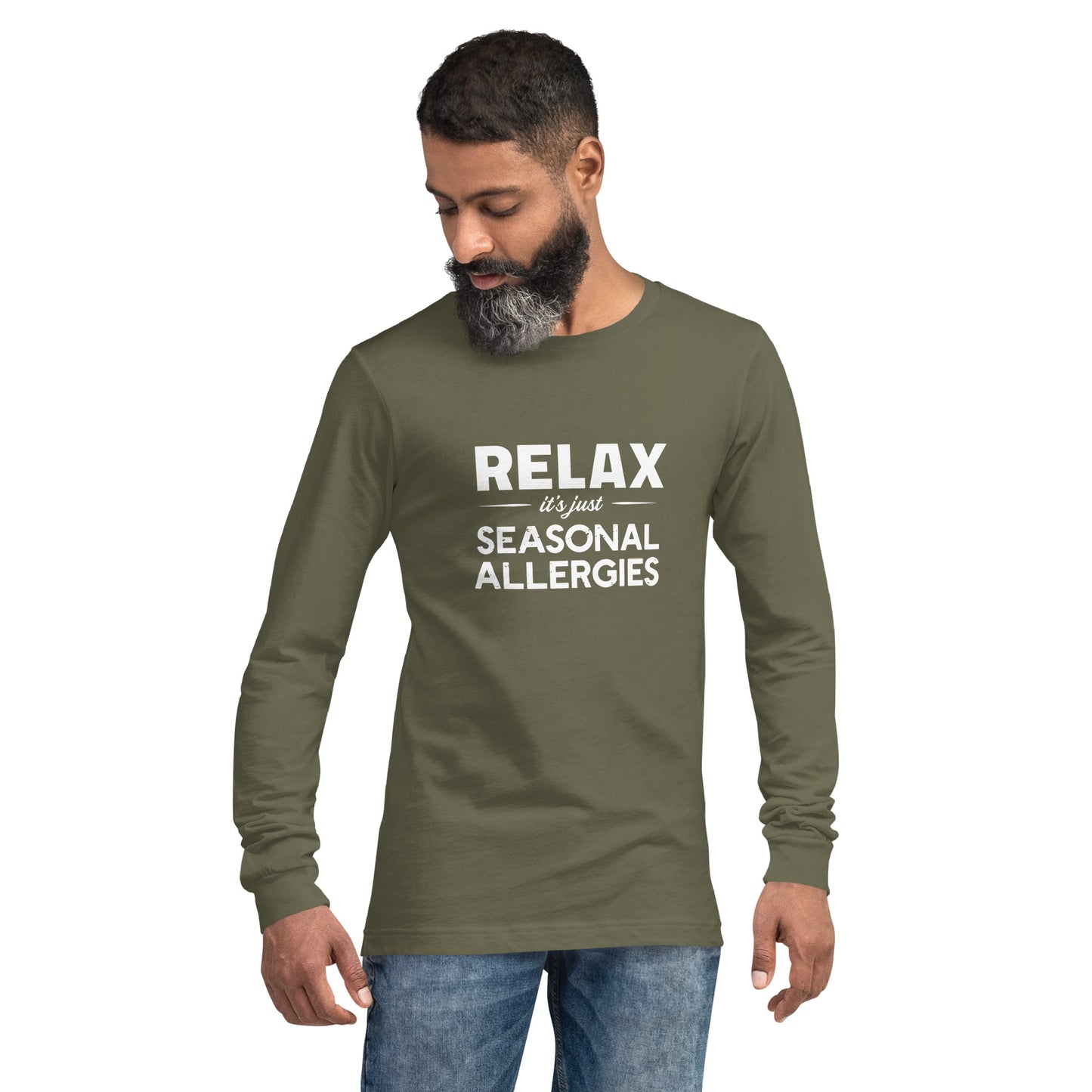 Seasonal Allergies - Bella + Canvas Long Sleeve Tee