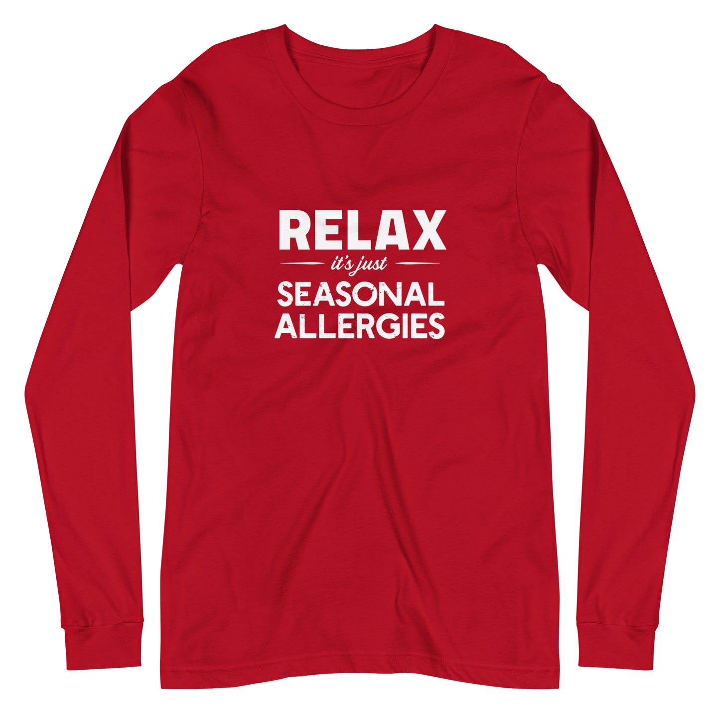 Seasonal Allergies - Bella + Canvas Long Sleeve Tee